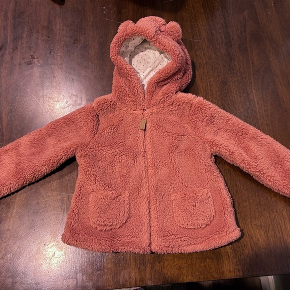 NWT Carter’s Baby Girl Sherpa Jacket - Picture 1 of 4